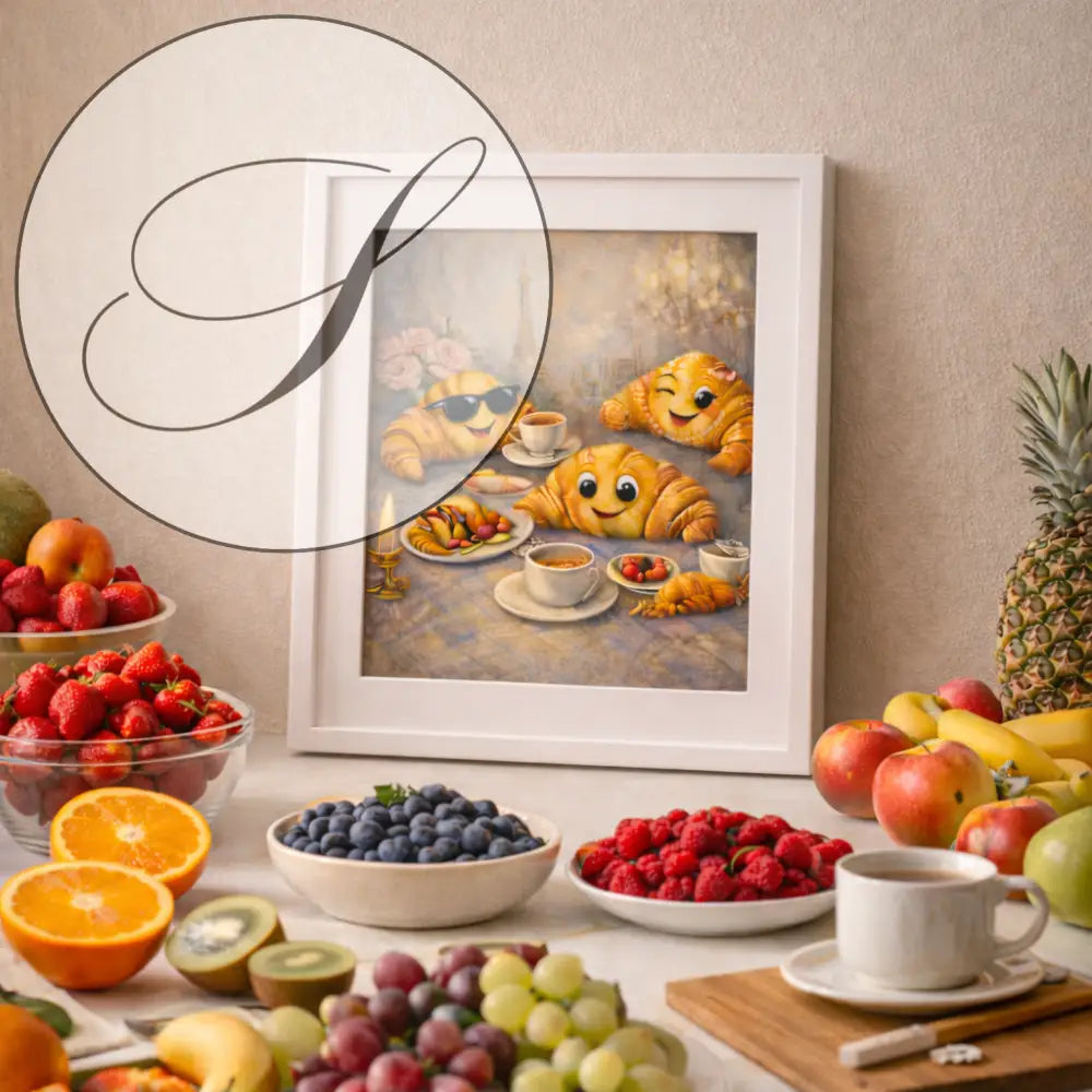Affiche cuisine Paris en décoration murale élégante