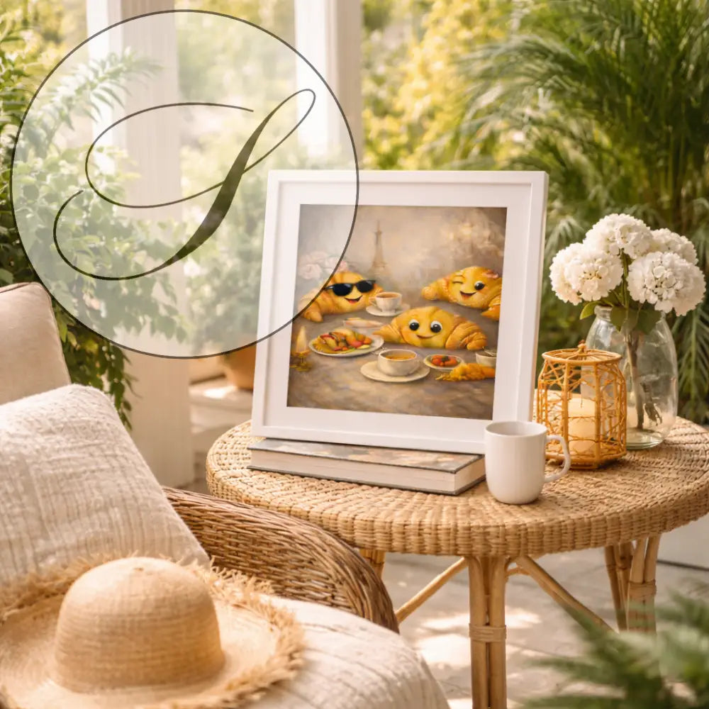 Déco murale cuisine avec affiche Paris au style cosy