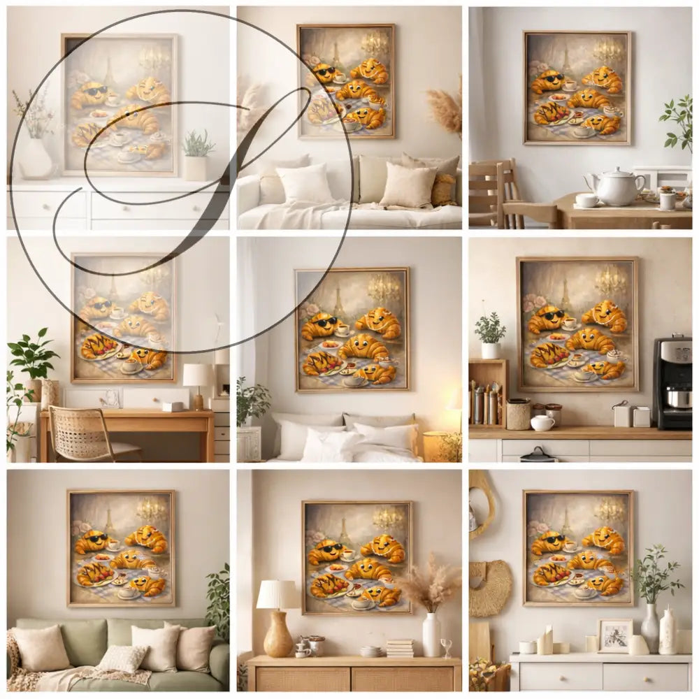 Affiche Paris en déco murale pour cuisine cosy