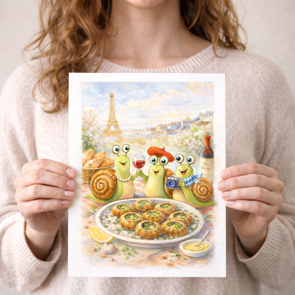 Affiche Paris à imprimer pour déco mur cuisine moderne