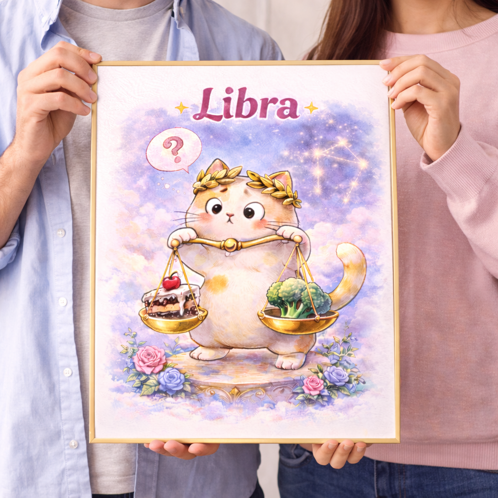 Poster signe astrologique idee cadeau anniversaire original