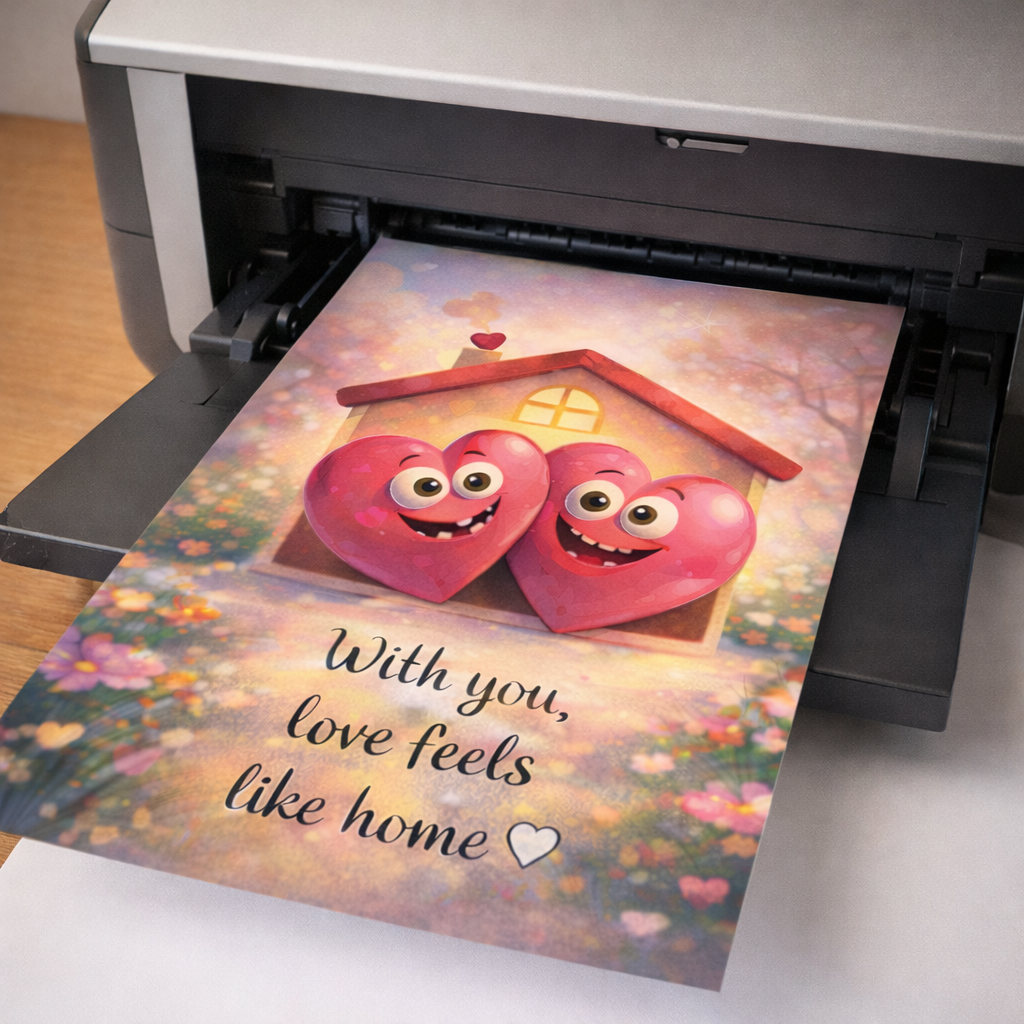 Printable poster love digital wall art for romantic wall decor