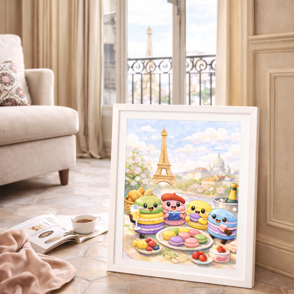 Souvenir de Paris décoratif pour embellir un mur intérieur

