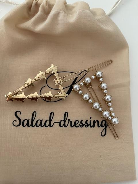 Barrettes avec les perles SONA Barrettes et pinces à cheveux salad-dressing 